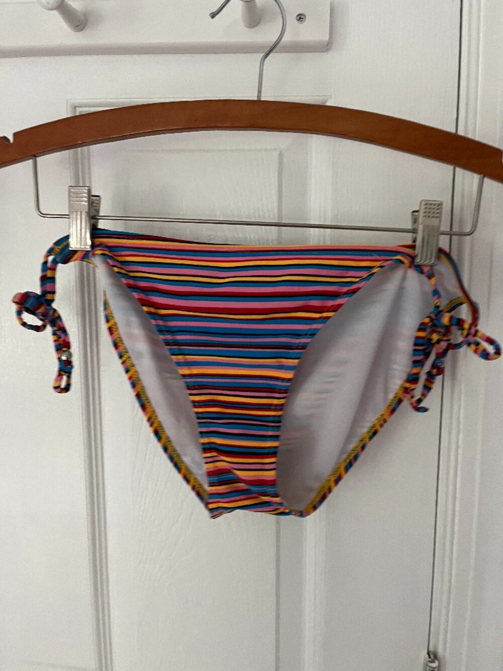 INGEAR multi-colored horizontal striped bikini bottoms #swimwear #stripes